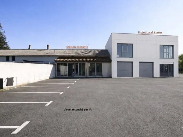 Local d'activité 3 pièces 550 m²