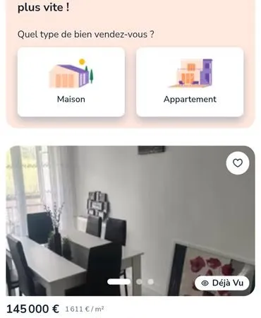 Appartement T4/T5 à vendre 90 M2 belle opportunité prix 155 000 euros négociable