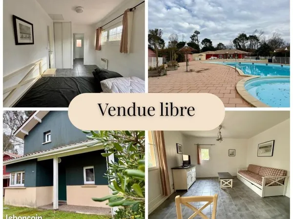Maison 3 chambres dans résidence avec piscine