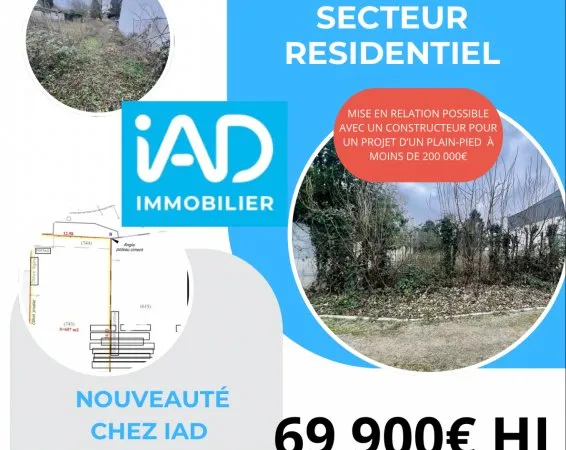 Terrain 607 m²