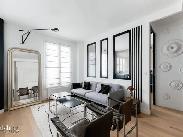 Courbevoie Bruyères - Appartement 2 pièces de 40.24 m² refait à neuf par une architecte