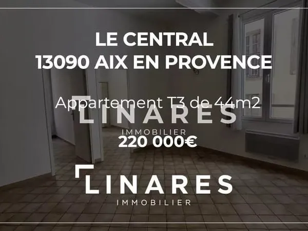 LE CENTRAL - Appartement T3 de 44 m2 - 13100