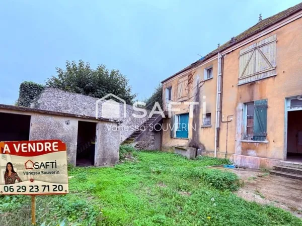 Vaste maison 6 pièces à rénover avec jardin
