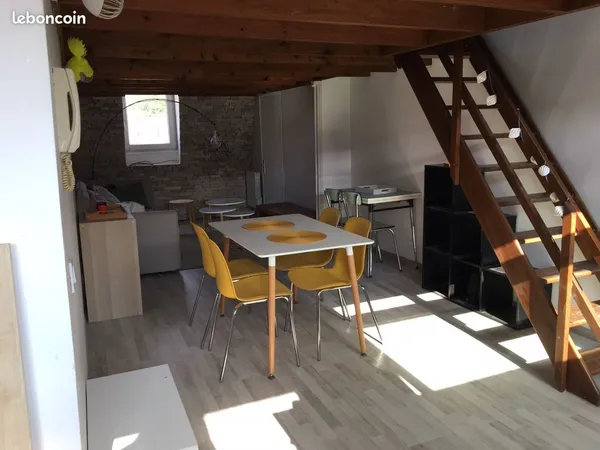 Grand studio de 34m2 carrez avec mezzanine - Wazemmes