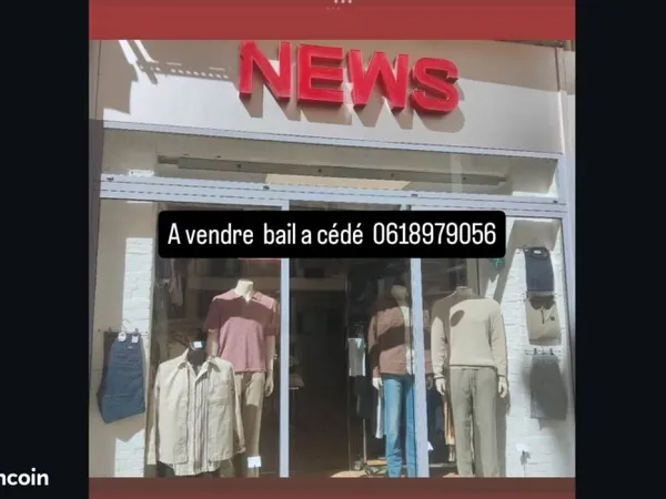 Vend commerce rue piétonne a saint Raphaël