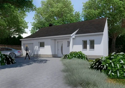 Terrain + maison 74 m²