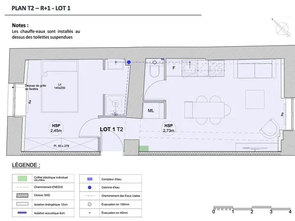Oullins Centre - Plateau de 32,20 m² à aménager - Fort potentiel