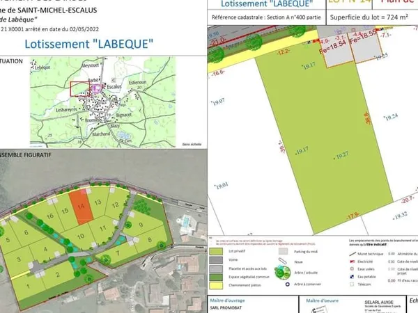 Terrain 724 m²