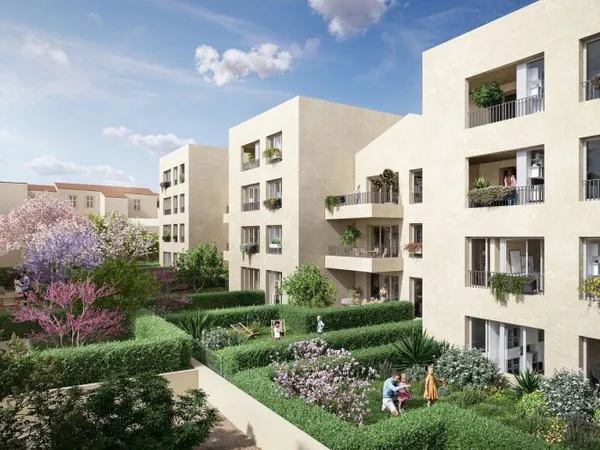 Superbe Appartement 53m²+ Jardin et loggia Marseille 13010 Saint-Loup