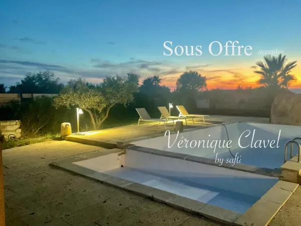 Superbe maison de Gardian de 109m2 sur un terrain de 3400m2 avec piscine