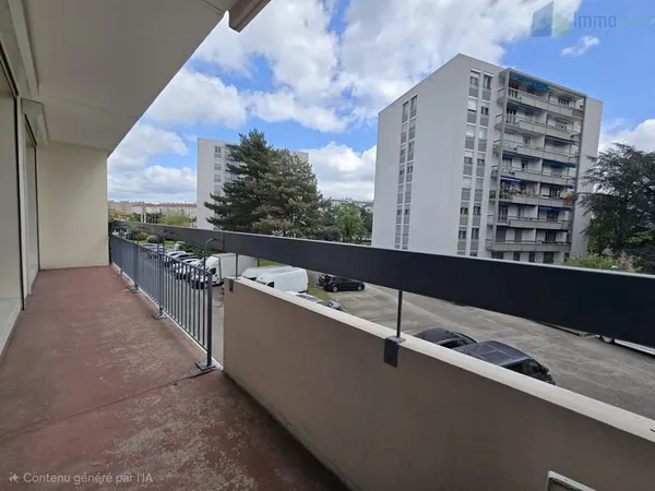 Grand T4 de 92m2-Grand Balcon-Lyon 8