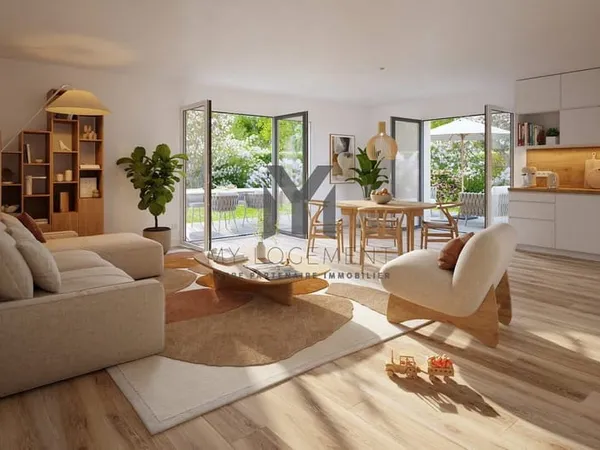 Aix T4 - comme une maison avec jardin !