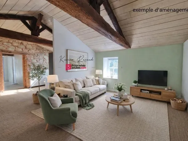 Maison 201 m², 4ch + bureau + T2, terrain 6800 m²