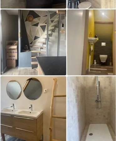 Maison semi mitoyenne 60m2 habitables