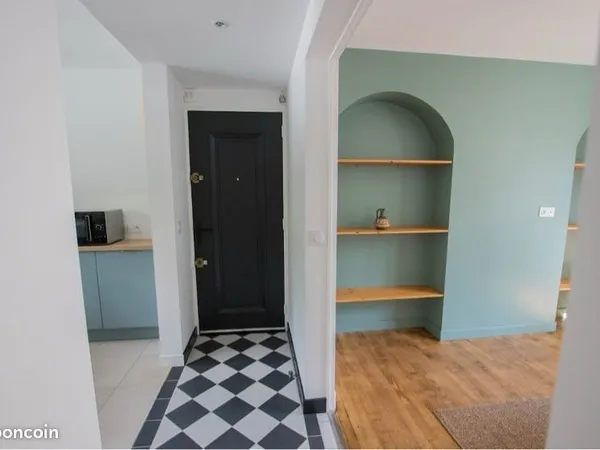 Appartement T3 meublé rénové avec garage - Saint-Brieuc quartier Saint-Michel