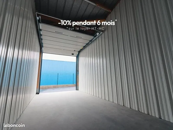 BOX DE STOCKAGE / DÉPÔT / MINI-ENTREPÔT de 28m² à 88m² à Perpignan Sud