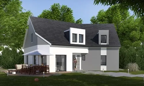 Terrain + maison 137 m²
