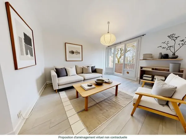 Appartement Grenoble 3 pièce(s) 57.85 m2