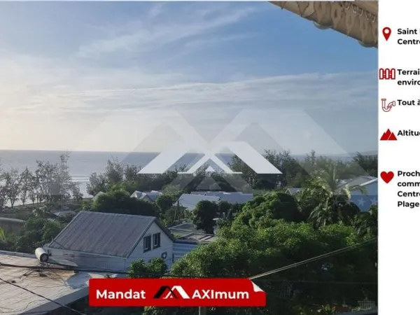 Terrain 825 m² Saint Leu