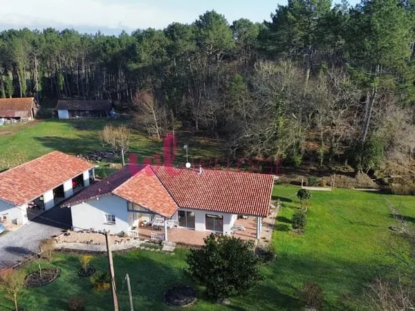 A vendre - Charmante maison familiale 175m2 au calme absolu à Léon dans les Landes