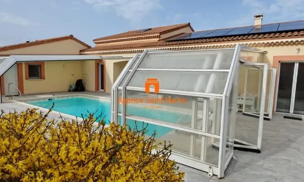Villa contemporaine 166 m², piscine, suite parentale, garage, quartier recherché