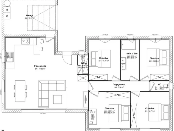 Tautavel, Magnifique villa t5 de plain pied