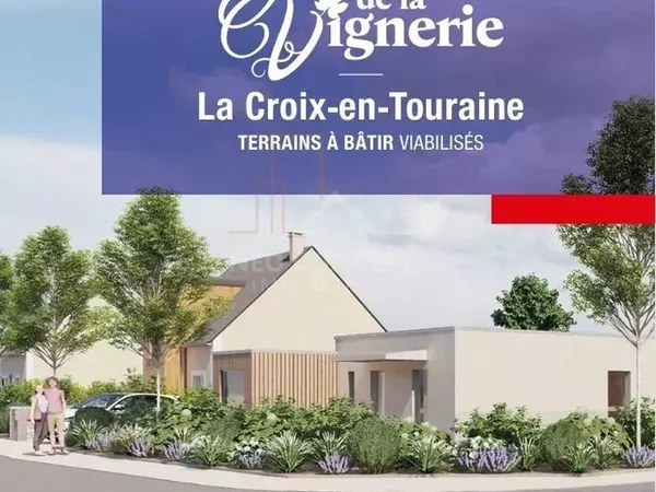 Terrain 547 m² La Croix-en-Touraine