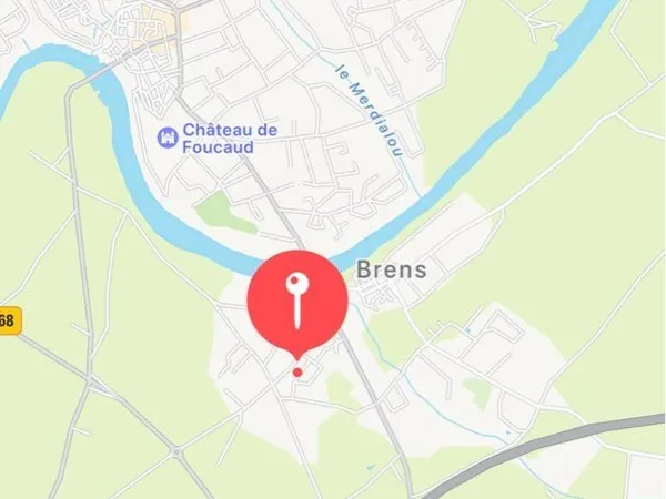 Terrain à bâtir BRENS 900 m2 avec puits et abri de jardin