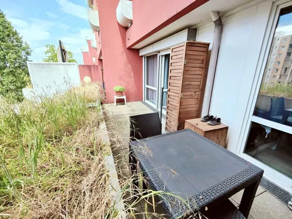 T3 rénové, cave, parking couvert sécurisé-Terrasse