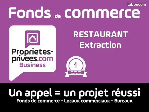 Fonds de commerce restaurant 735 m²