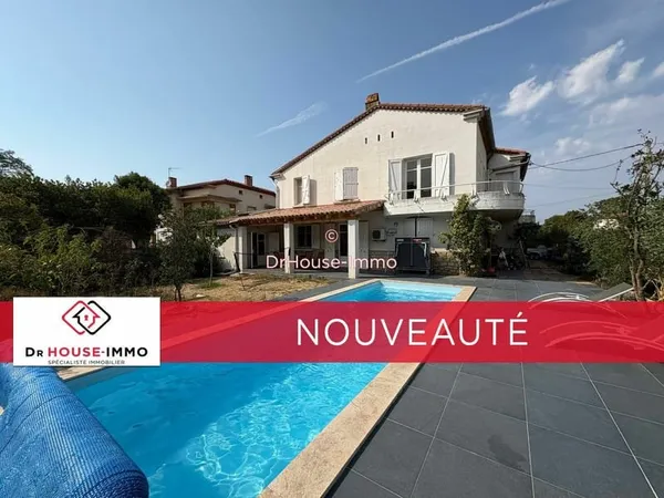 Villa années 50 avec piscine