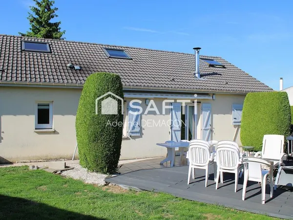 Maison 4 chambres avec garage et jardin