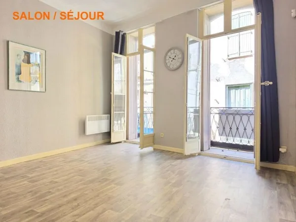 Appartement T3 (60m2) tout équipé et libre