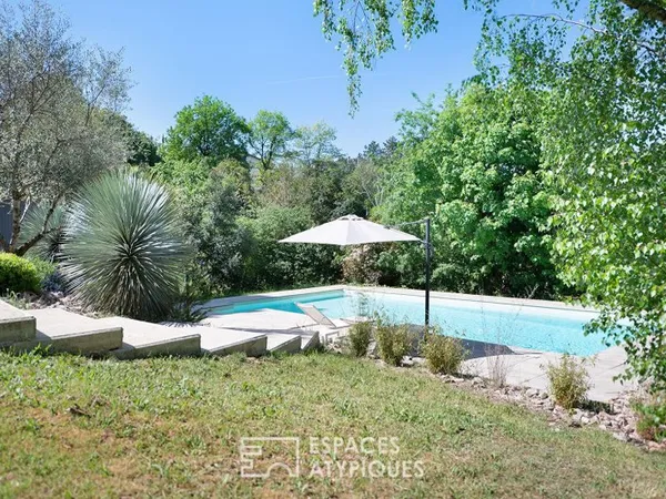 Maison avec piscine sur les hauteurs d'ALBI dans un écrin de verdure