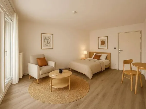 Studio 1 pièce 24 m²