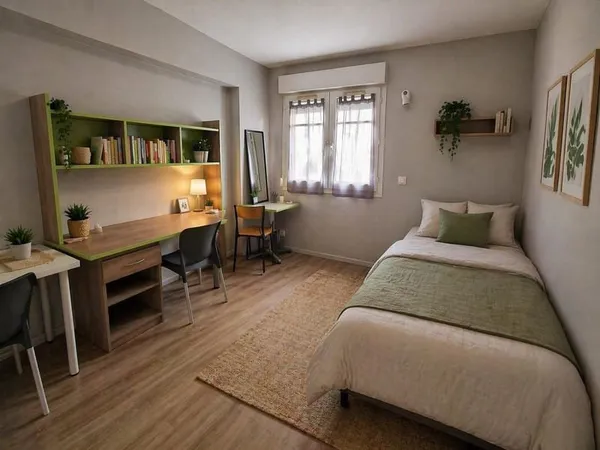 Studio 1 pièce 18 m²