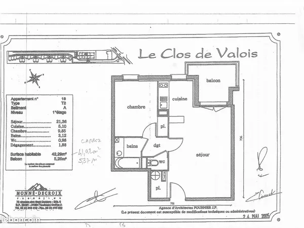 Location T2 Meublé
