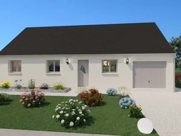 Terrain à Chanceaux-sur-Choisille + MAISON 4 CHAMBRES (ABF) + GARAGE à Chanceaux-sur-Choisille