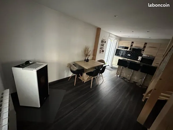 Maison individuelle ultra moderne meublée