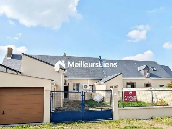 Maison à rénover - 2 chambres - pompe à chaleur - terrain 255 m² - fort potentiel - Thiville 28200 (