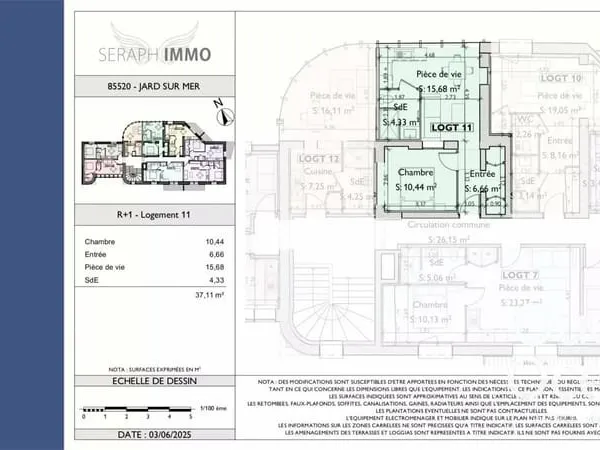 Appartement T2 rénové PARC DE LA GRANGE