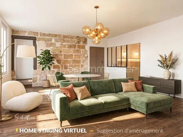 Montpellier Écusson - Grand T1 bis de caractère 55 m² avec coin nuit distinct