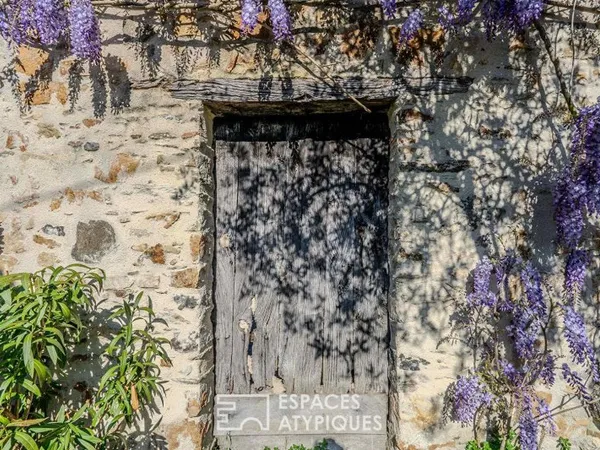 Maison de charme au calme avec piscine et vastes dépendances