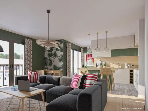 Appartement 1 pièce 37 m²
