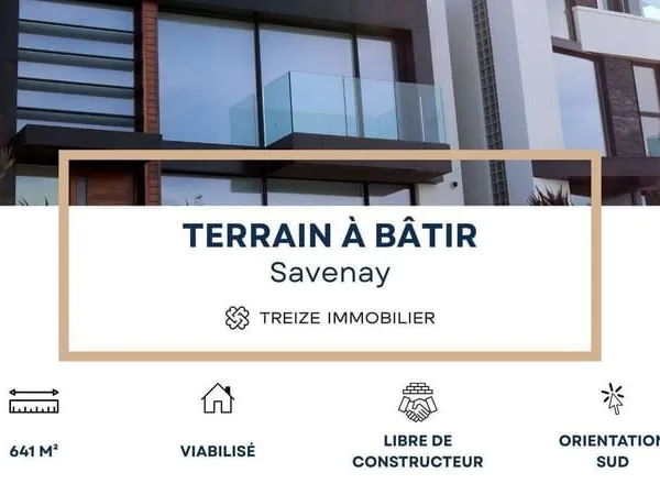 Terrain constructible 641 m²