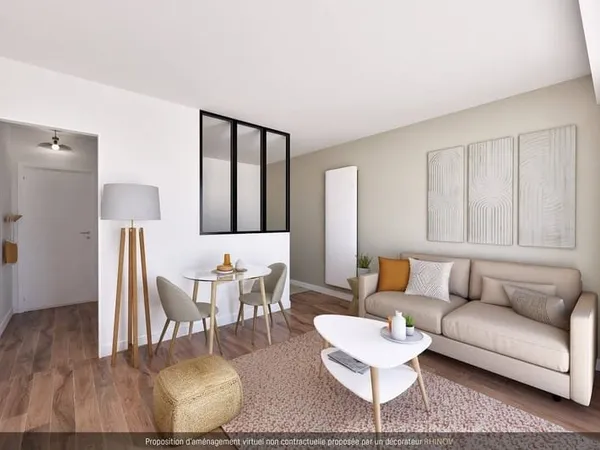 Appartement 1 pièce 28 m²