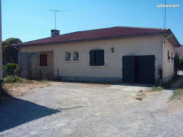 Eaunes maison indépendante 3 chambres 84m2