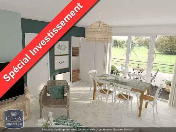 Appartement 3 pièces 62 m²