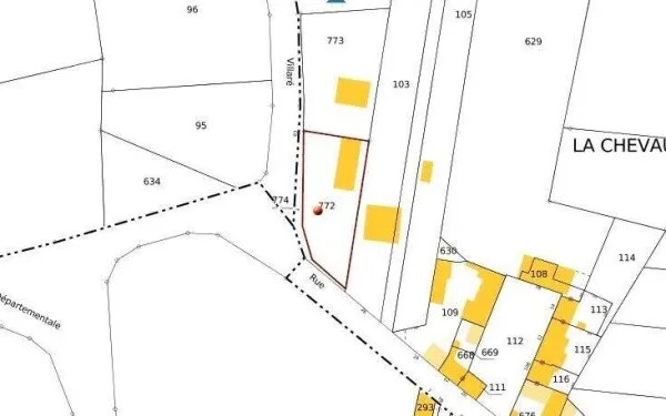 Terrain constructible 708 m²