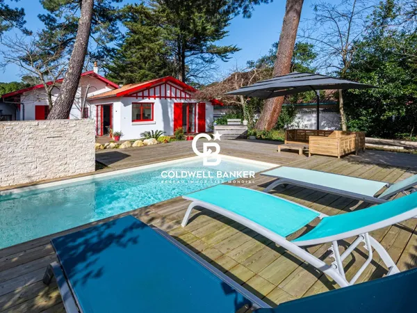 Arcachon — Proche du Moulleau - Villa landaise de charme entièrement rénovée, piscine, à 700 m de la
